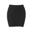 Image of Womens Elastic Pleated High Waist Package Hip Short Skirt Fashion Sexy Female Clothing