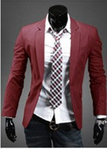 the new of Autumn and winter Classic one button multi color casual men's suit