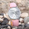 Image of PU Leather Watch Fashion Women Wrist Watch Numbers Women Quarta dress Watch Relogio Feminino