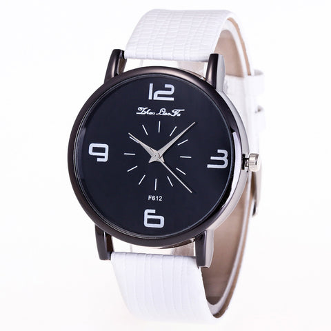 Luxury Brand 2017 Fashion number Parten Women Quartz Wrist Watch Leather Band Casual Dress Watch relogios de pulso feminino