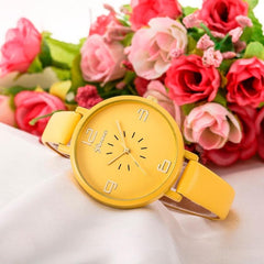 Elegant Watches Women Fashion Quartz Watch Faux Leather Ladies Bracelet Watches Clock Female Dress Relogios reloj mujer #504