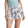 Image of Women Sexy Hot Pants Summer Casual Floral Printed Shorts High Waist Drawstring Print Beach Wear Short Pants