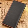 Image of Curewe Kerien Men Business Fashion Leather Card Cash Receipt Holder Organizer Bifold Wallet Men Long Purse