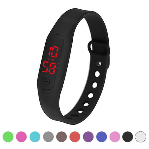 Mens woman sport watches 2017 Silicone ladies digital watch LED Watch Date men Bracelet Digital sport watches for women