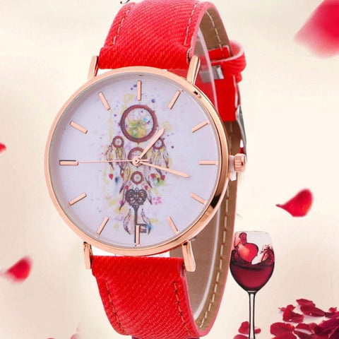 2017 Hot sales watch women clock Female watch women's Casual Leather quartz-watch Analog  wrist watch relogio feminino #830