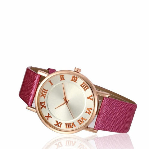 Fashion reloj mujer 2017 Quartz Watch Women Simple Desgin Leather Band Analog Quartz Wrist Watch Casual Women Watches 2017 #830