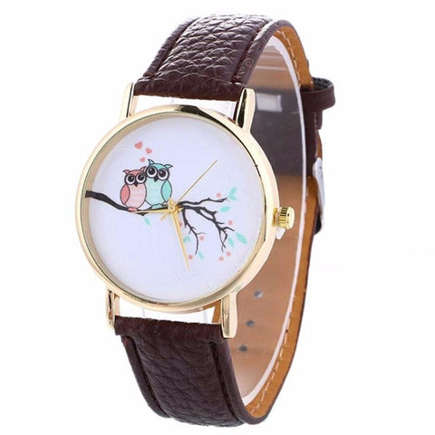 Fashion Bird Watches Women 2017 Quartz Wristwatch Casual Leather Watch Clock Woman Reloj Relogio feminino reloj de mujer #830