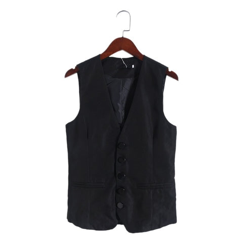 KLV 2017 New Dress Vests For Men Slim Fit Mens Suit Vest Male Waistcoat Gilet Homme Casual Sleeveless Formal Business Jacket