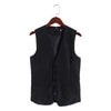 Image of KLV 2017 New Dress Vests For Men Slim Fit Mens Suit Vest Male Waistcoat Gilet Homme Casual Sleeveless Formal Business Jacket