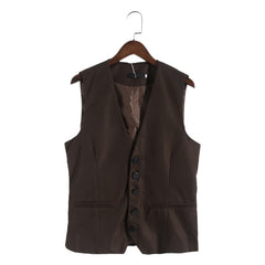 KLV 2017 New Dress Vests For Men Slim Fit Mens Suit Vest Male Waistcoat Gilet Homme Casual Sleeveless Formal Business Jacket