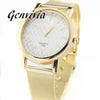 Image of Genvivia 2017 New Luxury Casual Watch Women Lady Gold Stainless Steel Quartz Analog Wrist Watch  Free shipping&Wholesales