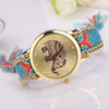 Image of New Fashon Watches Women Elephant Pattern Weaved Rope Band Bracelet Quartz Wrist Watch Women Clock Female relojes mujer 2017