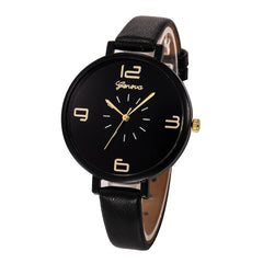 Elegant Watches Women Fashion Quartz Watch Faux Leather Ladies Bracelet Watches Clock Female Dress Relogios reloj mujer #504