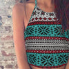 Image of Women Boho Tank Tops Bustier Bra Vest Crop Bralette Shirt Blouse Cami