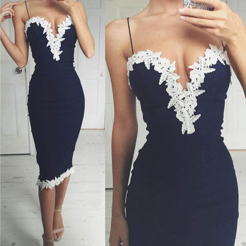 Womens Bodycon V Neck Floral Lace Evening Party Ladies Long Dress