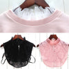 Image of Women New Blouse False Collar Clothes Shirt Detachable Collars Lace Floral