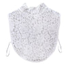 Image of Women New Blouse False Collar Clothes Shirt Detachable Collars Lace white Black