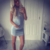 Image of Fashion Womens Summer Casual Sleeveless Hoody Dress