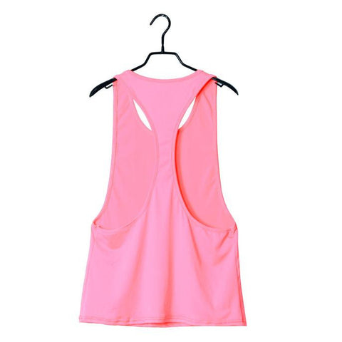 Women Summer Sexy Loose Gym Sport Vest Training Run