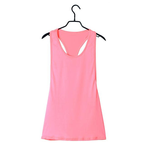 Women Summer Sexy Loose Gym Sport Vest Training Run