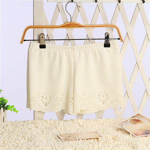 Women Ladies Mid Waist Short Pants Bottoms Casual Loose Shorts