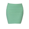 Image of Womens Elastic Pleated High Waist Package Hip Short Skirt Fashion Sexy Female Clothing