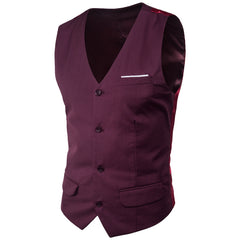 2018 Spring Slimming Dress Vest For Men Male Causal Waistcoat  Sleeveless Blazer Plus Size Formale Gilet Suit Vest 4XL 5XL 6XL