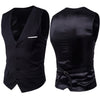 Image of 2018 Spring Slimming Dress Vest For Men Male Causal Waistcoat  Sleeveless Blazer Plus Size Formale Gilet Suit Vest 4XL 5XL 6XL