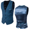 Image of 2018 Spring Slimming Dress Vest For Men Male Causal Waistcoat  Sleeveless Blazer Plus Size Formale Gilet Suit Vest 4XL 5XL 6XL