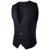 Image of 2018 Fashion New Spring Slimming Dress Vest For Men Male Causal Waistcoat Sleeveless Jacket Formale Gilet Suit Vest Homme