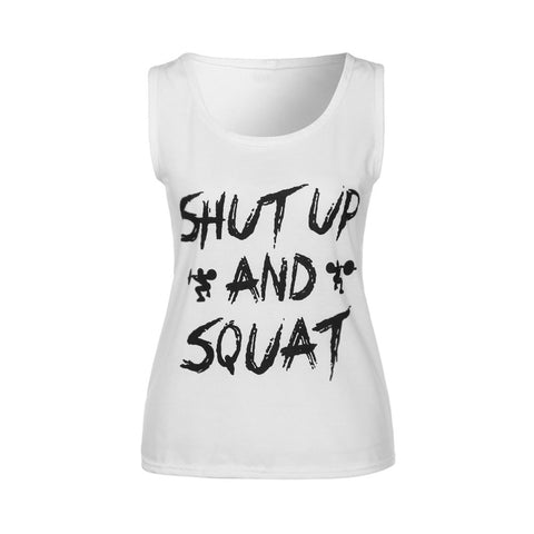 Women Workout Tank Top T-shirt - Gym Clothes Fitness Yoga Lift