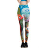 Image of Printed thin pencil underpants stretch pants for women's yoga pants.one size