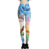 Image of Printed thin pencil underpants stretch pants for women's yoga pants.one size